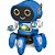 Robo robo dancarino c/luz/som 17cm - homeplay (unidade) - Imagem 4