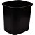Lixeira para escritorio preto 15l 29,5x28,5x21cm - carbrink (unidade) - Imagem 1