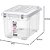 Caixa plastica multiuso top stock 16,7 litros - sanremo (unidade) - Imagem 3