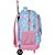 Mochila com rodinha stitch rosa g - luxcel (unidade) - Imagem 5