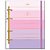 Caderno argolado daydream c/elast+ 6divis.80f(s - cadersil (unidade) - Imagem 1