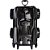Mochila infantil com rodinha batman monster trucks - maxtoy (unidade) - Imagem 3