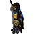 Mochila infantil com rodinha hotwheels night shifter preto - maxtoy (unidade) - Imagem 4