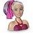 Boneca barbie styling head faces - pupee brinquedos (unidade) - Imagem 4