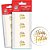 Etiqueta para presente boas festas dourado - grespan (pct.c/70) - Imagem 1
