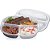 Pote plastico monaco c/3 divisorias 1l - nitron (unidade) - Imagem 2