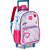 Mochila infantil com rodinha happy g estojo+lancheira - clio (kit) - Imagem 1