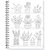 Caderno 01x1 capa dura sua arte p/colorir 80f - tamoio (pct.c/04) - Imagem 3