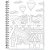 Caderno 01x1 capa dura sua arte p/colorir 80f - tamoio (pct.c/04) - Imagem 4