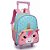 Mochila infantil com rodinha animais menina 33cm (s) - nova rio (unidade) - Imagem 1