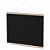 Quadro aviso moldura madeira mural negro 47x37cm - souza (pct.c/05) - Imagem 1