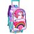 Mochila infantil com rodinha unicornio g estojo+lancheira - clio (kit) - Imagem 1