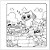 Livro de colorir lalulu cuties 80p cd 21x21cm - vale das letras (unidade) - Imagem 2