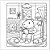 Livro de colorir capivara cuties 80p cd 21x21cm - vale das letras (unidade) - Imagem 2