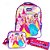 Mochila infantil com rodinha princesas g estojo+lancheira - magic kids (kit) - Imagem 2