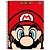Caderno espiral 1/4 capa dura super mario bros 80fls - foroni (pct.c/05) - Imagem 3
