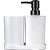 Utensilios para banheiro kit 3pcs para pia branco - ordene (kit) - Imagem 2
