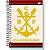 Caderno 10x1 capa dura flamengo 160fls. - kit (pct.c/04) - Imagem 1