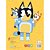 Livro com adesivos 500 adesivos bluey ed 01 - online editora (unidade) - Imagem 2