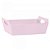 Cesta de papel rosa quartz g 28,5x20x9cm - xingo embalagens (pct.c/04) - Imagem 1