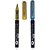 Marcador artistico acrylic brush 12cores metalica - molin (estojo) - Imagem 2
