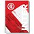 Caderno espiral 1/4 capa dura internacional 80fls - pauta branca (pct.c/05) - Imagem 3
