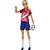 Barbie profissoes boneca futebol uniforme nº 9 - mattel (unidade) - Imagem 4