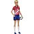 Barbie profissoes jogadora futebol uniforme nº 9 - mattel (unidade) - Imagem 5