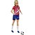 Barbie profissoes jogadora futebol uniforme nº 9 - mattel (unidade) - Imagem 3