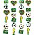Copa do mundo cortina decorativa brasil - festcolor (pct.c/04) - Imagem 1
