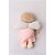 Boneca de pelucia anjinho da guarda rosa 32cm - zip (unidade) - Imagem 2