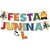 Festa junina faixa decorativa junina/julina - festcolor (unidade) - Imagem 1