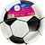 Copa do mundo prato de papel futebol 18cm - art lille (pct.c/08) - Imagem 2