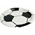 Copa do mundo prato de papel futebol 18cm - art lille (pct.c/08) - Imagem 3