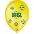 Copa do mundo balao 9 decorado brasil (sortido) - sao roque (pct.c/25) - Imagem 1