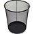 Lixeira para escritorio aramado 8,5l preto - yins (unidade) - Imagem 1