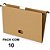 Pasta suspensa kraft grampo+visor plastificad - acrimet (pct.c/10) - Imagem 1