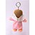 Chaveiro anjinho rosa 15cm - zip (unidade) - Imagem 2