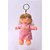 Chaveiro anjinho rosa 15cm - zip (unidade) - Imagem 1