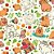 Papel presente bobina couche 40cm. mod.113 mundo capivaras - gessele (bo-100mts) - Imagem 1