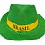 Copa do mundo chapeu brasil plast.c/glitt(sortido) - nyr festas (pct.c/12) - Imagem 1