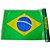 Copa do mundo bandeira do brasil 38cmx25m - goldplas (rolo) - Imagem 1