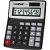 Calculadora de mesa 8 digitos preto/prata - yins (unidade) - Imagem 1
