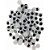 Artesanato olho movel 10mm preto - art lille (pct.c/100) - Imagem 1