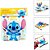 Livro para banho stitch c/esponja 14x14 6pgs - magic kids (unidade) - Imagem 1