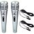 Microfone kit 2und c/fio 2,5m sortido - flex (unidade) - Imagem 1