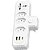 Adaptador para tomada multifuncional 2p+t 10a bivolt - flex (unidade) - Imagem 1