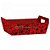 Cesta de papel scarlet p 21,5x8x15cm - xingo embalagens (pct.c/04) - Imagem 1