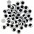 Artesanato olho movel 15mm preto - art lille (pct.c/50) - Imagem 1