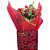 Cachepot paper decorado pote 15 scarlet quadrado - xingo embalagens (pct.c/10) - Imagem 2